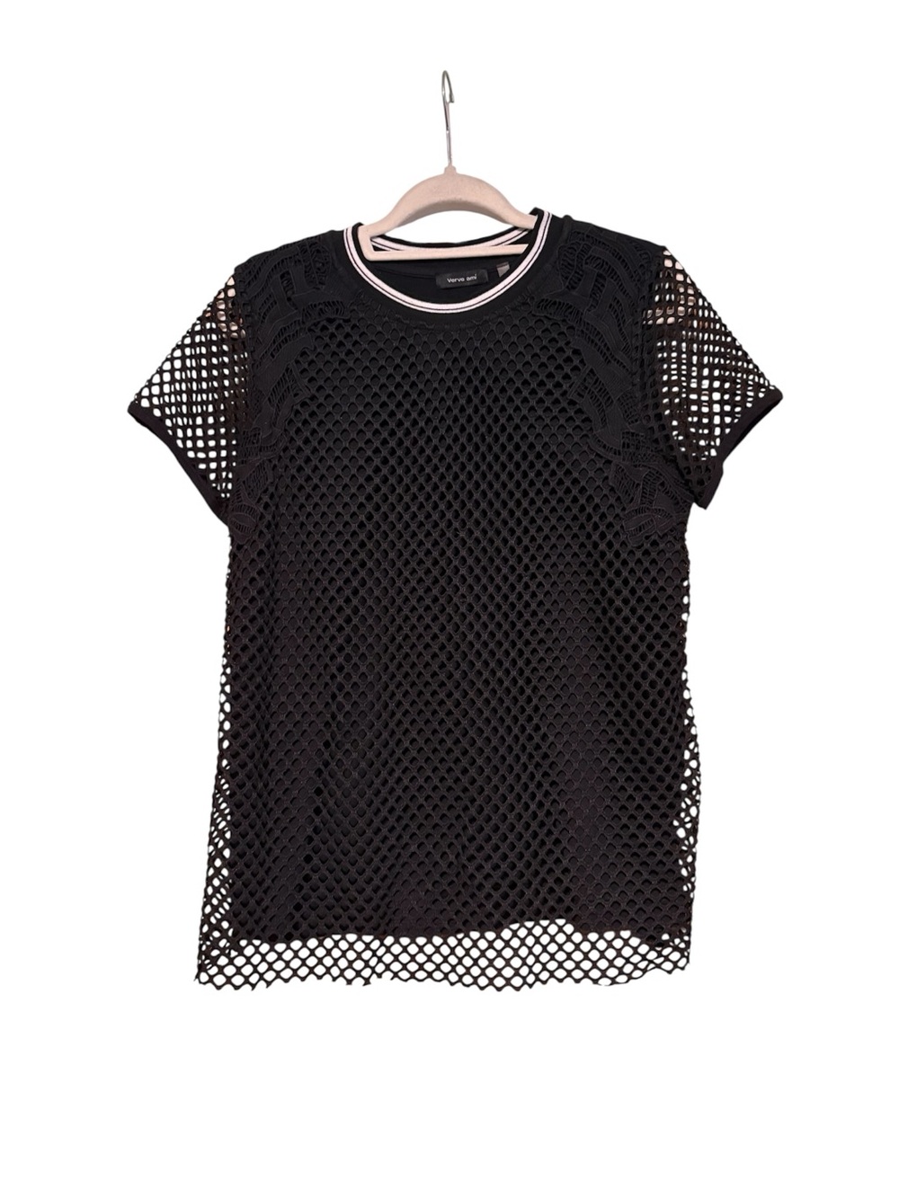 Mesh Embroidered Blouse